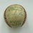 Beautiful Jackie Robinson 1952 Brooklyn Dodgers Team Signed Baseball JSA COA