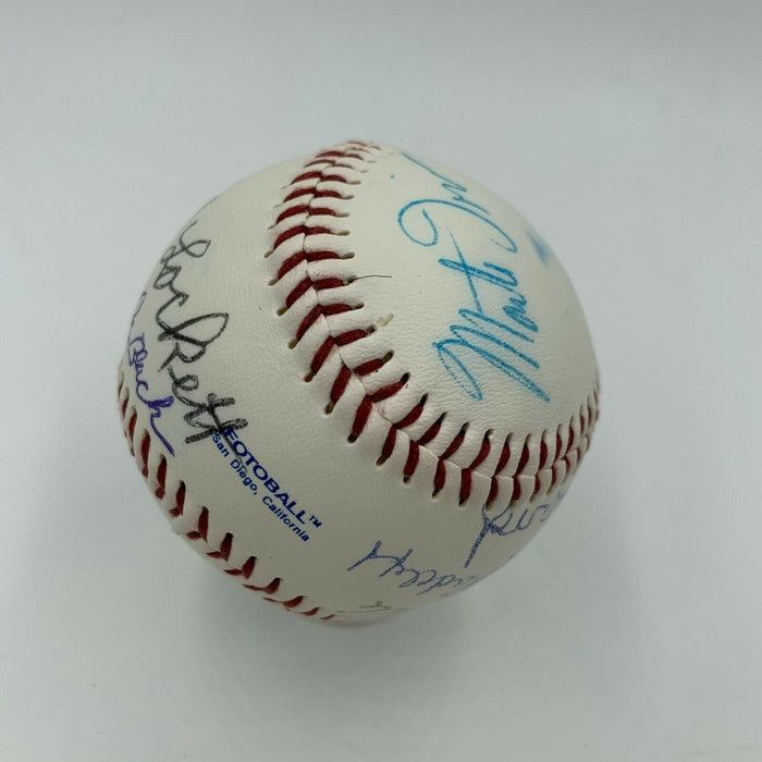 Negro League Legends Multi Signed Baseball Monte Irvin Buck Leonard PSA DNA COA