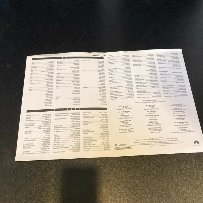 Nick Nolte Signed Autographed Blue Chips Movie Poster JSA COA