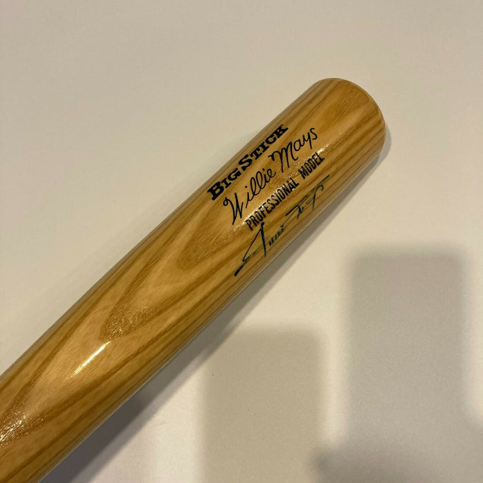 Willie Mays Signed Adirondack Game Model Baseball Bat With JSA COA