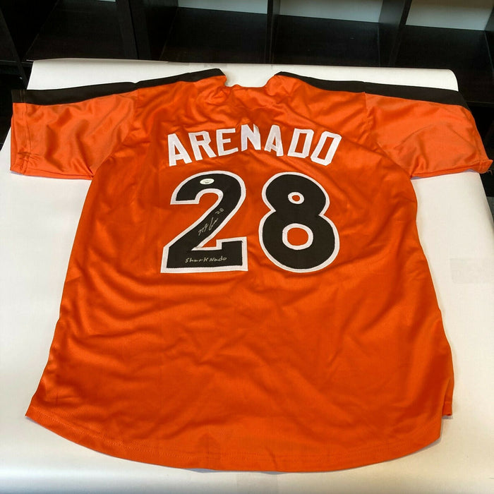 Nolan Arenado "Sharknado" Signed Inscribed All Star Game Jersey JSA COA