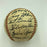 Beautiful 1952 Brooklyn Dodgers NL Champs Team Signed Baseball Gil Hodges  JSA