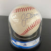 Joe Dimaggio Signed American League Baseball Beckett Graded 10 GEM MINT