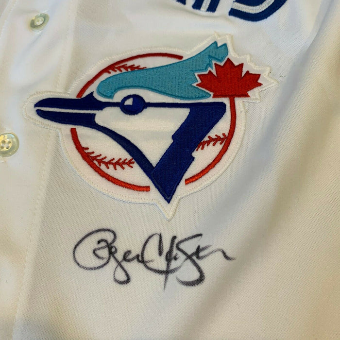 Roger Clemens Signed Authentic Toronto Blue Jays Game Model Jersey