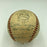 Ernie Banks Rookie 1954 Chicago Cubs Team Signed National League Baseball JSA