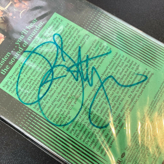 John Lithgow Signed Autographed Blow Out VHS Movie With JSA COA