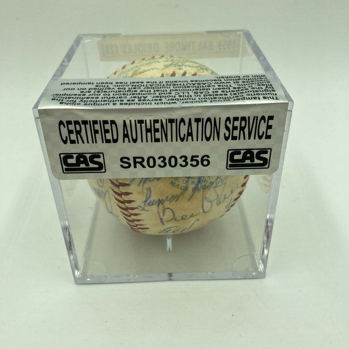 1959 Baltimore Orioles Team Signed American League Baseball CAS Certified