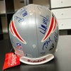 2004 New England Patriots Super Bowl Champs Team Signed Helmet Tom Brady Beckett