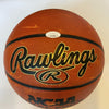 John Wooden "UCLA" Signed Rawlings NCAA Basketball JSA COA