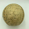 Babe Ruth & Lou Gehrig 1932 Yankees World Series Champs Team Signed Baseball JSA