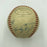 Leo Durocher 1943 Brooklyn Dodgers Minor League Team Signed Baseball