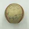 Leo Durocher 1943 Brooklyn Dodgers Minor League Team Signed Baseball