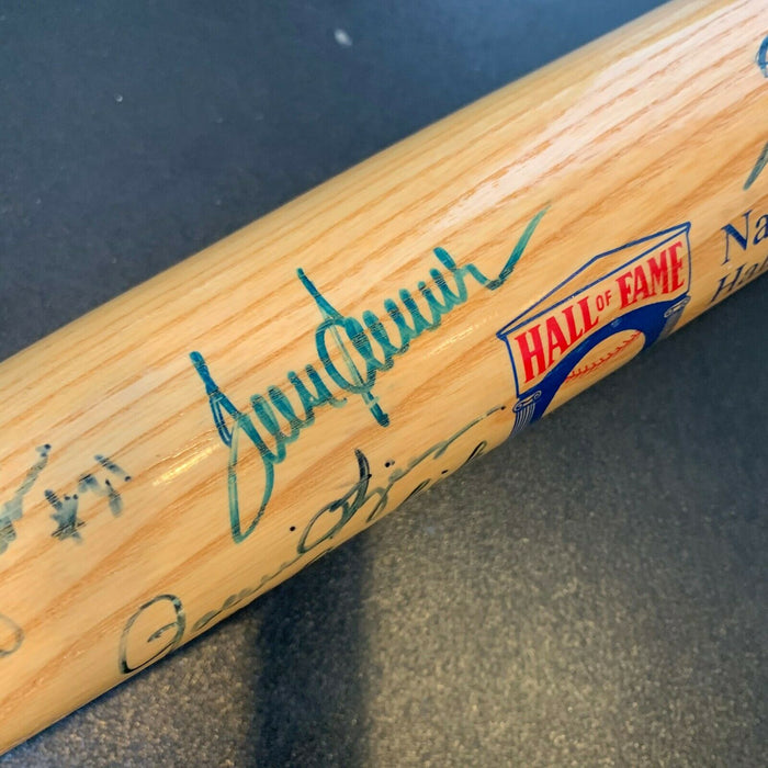 Tom Seaver Hall Of Fame Legends Multi Signed Cooperstown Bat With JSA COA