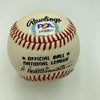 Nice Hank Aaron Signed Official National League Baseball PSA DNA COA