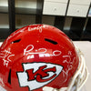 2019 Kansas City Chiefs Super Bowl Champs Team Signed Helmet JSA & Beckett COA