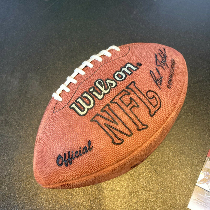 Dan Marino Signed 343 Touchdowns Commemorative NFL Wilson Football JSA COA