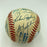 Joe Dimaggio Ted Williams Hall Of Fame Multi Signed Baseball JSA COA