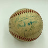 Jimmie Foxx HOF Legends 1963 All Star Game Dinner Multi Signed Baseball PSA DNA