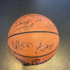 2007-08 Utah Jazz Team Signed Game Used Official NBA Game Basketball JSA COA