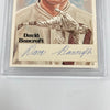 Dave Bancroft Signed Hall Of Fame Perez Steele Postcard Cut Signature PSA DNA