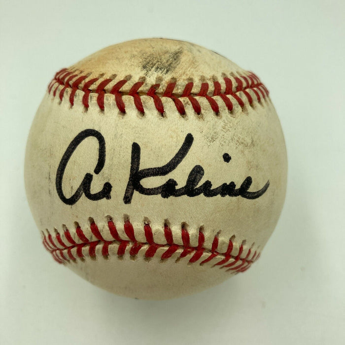 Ernie Harwell Jim Price Al Kaline Detroit Tigers Broadcaster Signed Baseball JSA