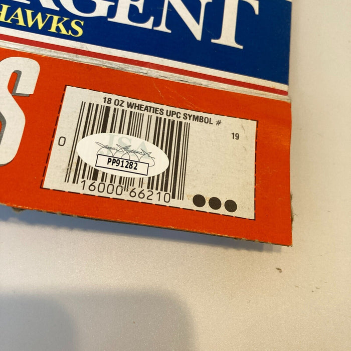 Steve Largent Signed Inscribed Wheaties Cereal Box JSA COA