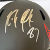 Rob Gronkowski Signed Tampa Bay Buccaneers Speed Full Size NFL Helmet JSA COA