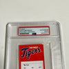 ALEX BREGMAN Astros Rookie Signed Auto 1st MLB Hit Full Ticket 7/31/16 PSA/DNA