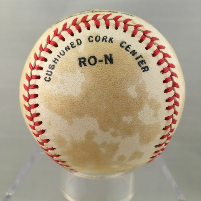 Vintage 1970's Terry Moore Signed National League Feeney Baseball PSA DNA COA