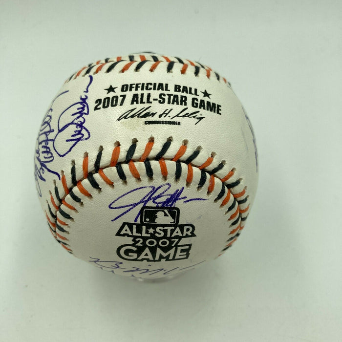 2007 All Star Game Team Signed Baseball MLB Authenticated Hologram