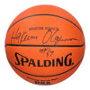 Hakeem Olajuwon Signed Spalding NBA Game Issued Basketball Houston Rockets JSA