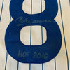 Andre Dawson HOF 2010 Twice Signed Mitchell & Ness Chicago Cubs Jersey Beckett