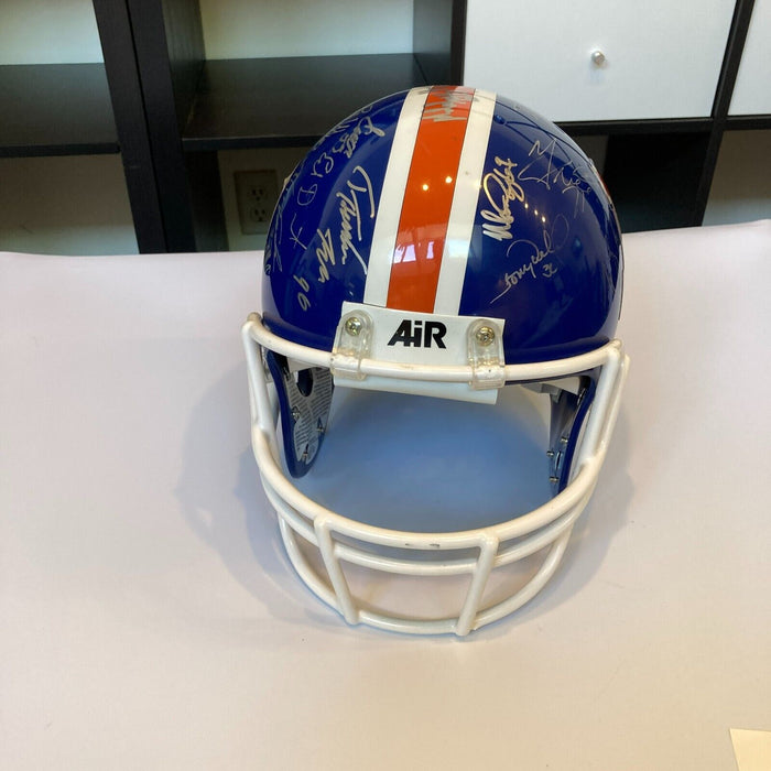 1996 Denver Broncos Team Signed Full Size Authentic John Elway Helmet JSA COA