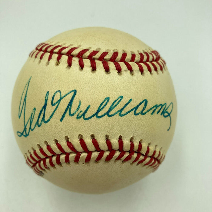 Nice Ted Williams Signed Official American League Baseball JSA COA