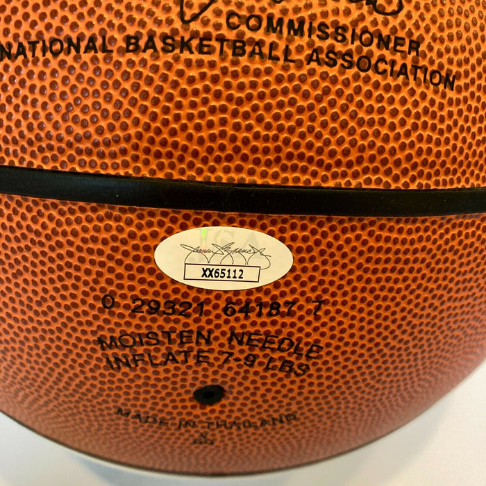 Legendary Coaches Signed Basketball 12 Sigs Phil Jackson Dean Smith JSA COA