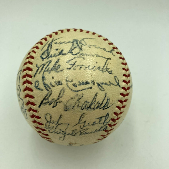 1953 St. Louis Cardinals Team Signed National League Baseball With JSA COA