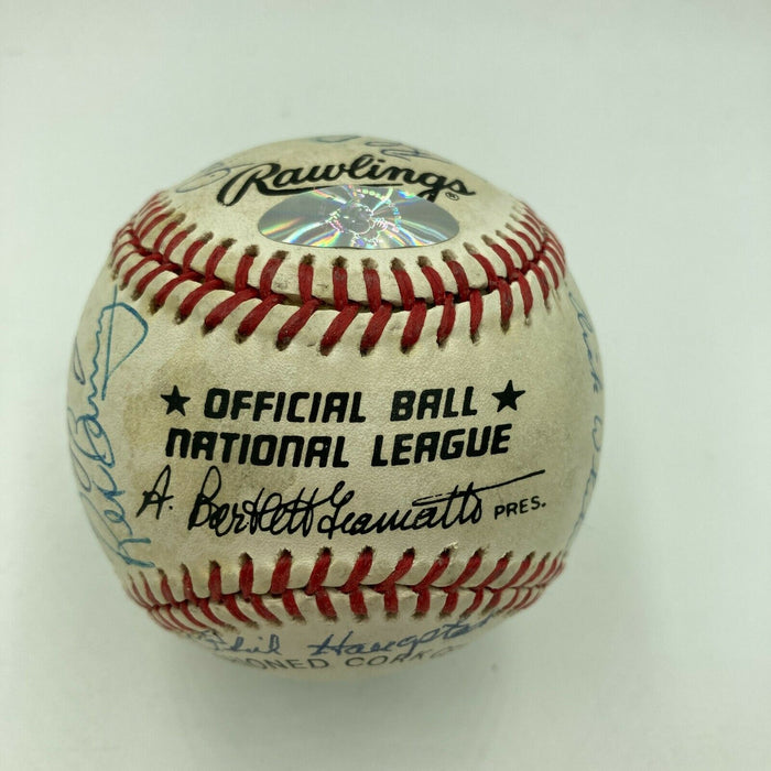 1947 Brooklyn Dodgers National League Champs Team Signed Baseball JSA COA