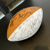1985 Chicago Bears Super Bowl Champs Team Signed Football Walter Payton JSA COA