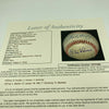 Sandy Koufax Perfect Game Pitchers Signed National League Baseball JSA COA