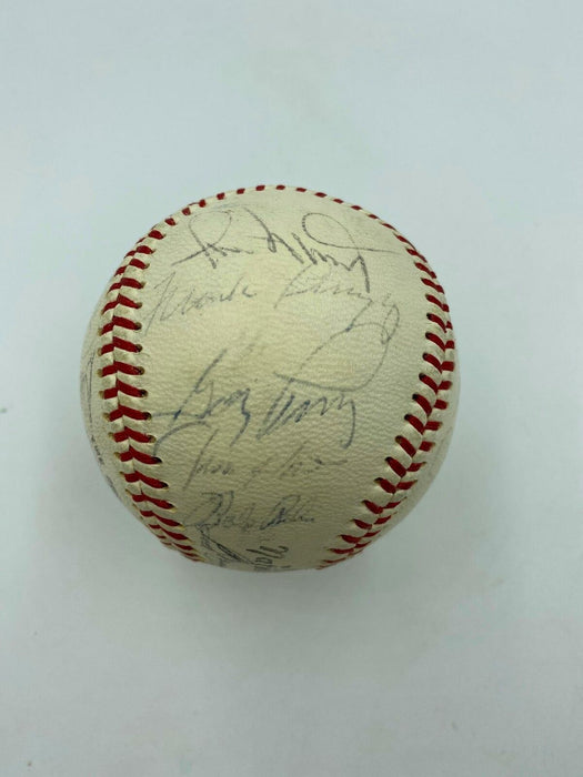 1968 San Francisco Giants Team Signed Baseball Willie Mays Mccovey JSA COA