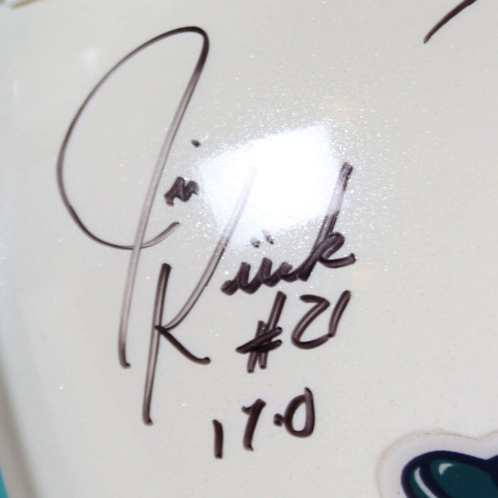 1972 Miami Dolphins Super Bowl Champs Team Signed Riddell Helmet JSA COA
