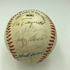 Jackie Robinson Willie Mays Hank Aaron Hall Of Fame Multi Signed Baseball JSA