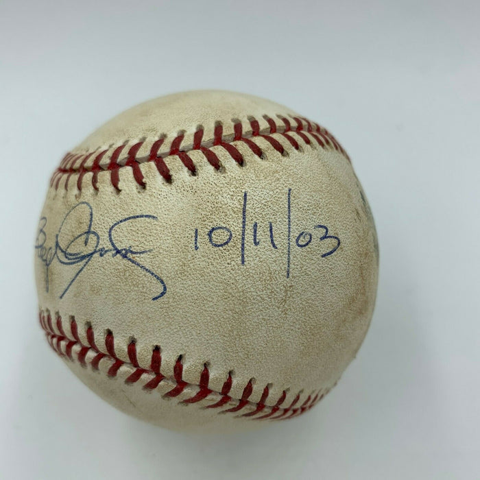 Roger Clemens Signed Game Used 2003 ALCS Playoffs Baseball MLB Authentic Holo