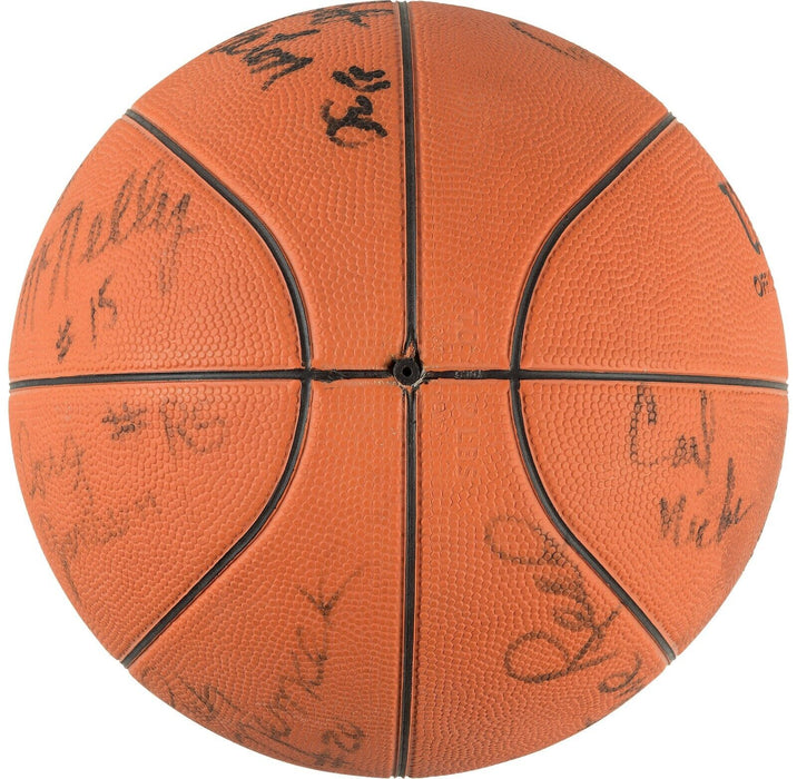 1979 Indiana State Sycamores Team Signed Basketball Larry Bird PSA DNA & Beckett