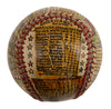 Beautiful 1944 All Star Game Hand Painted George Sosnak Folk Art Signed Baseball