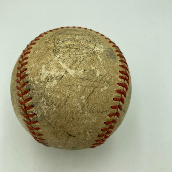 1973 Cincinnati Reds Team Signed Game Used National League Baseball JSA COA