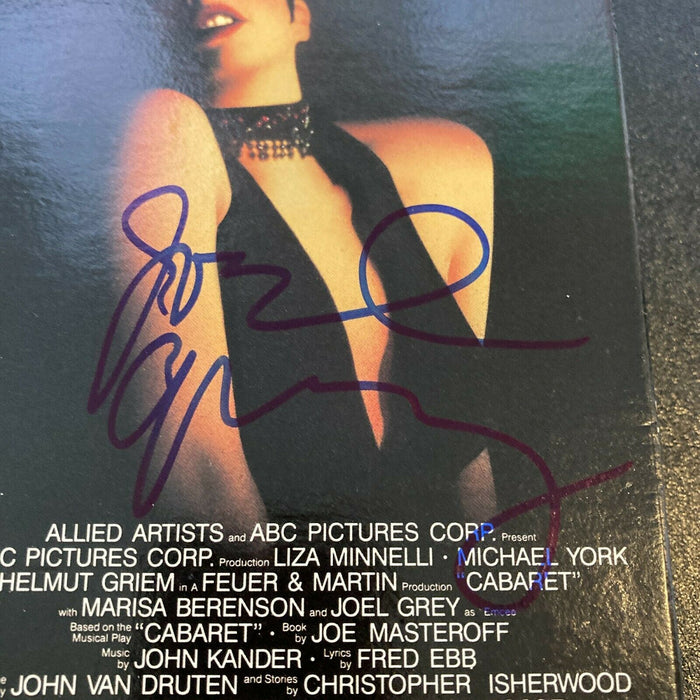 Joel Gray Signed Autographed Cabaret VHS Movie With JSA COA