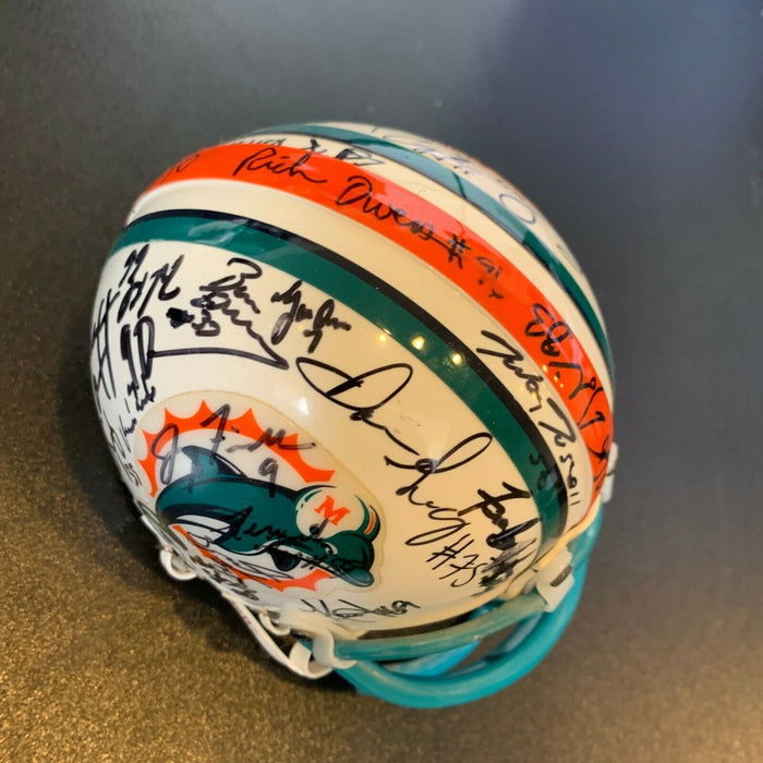 2000 Miami Dolphins Team Signed Riddell Mini Helmet