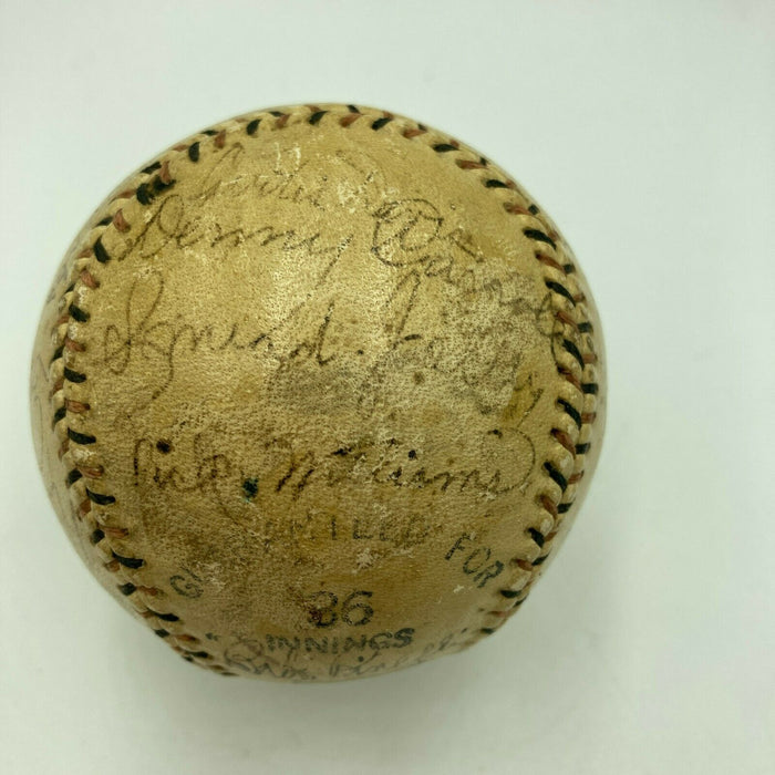 Lefty Gomez Pre Rookie 1929 San Francisco Seals Team Signed Baseball PSA DNA COA