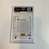 1992 Upper Deck Willie Mays Baseball Heroes Signed Baseball Card PSA DNA